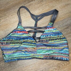 Victoria's Secret Multicolor Strappy Sports Bra